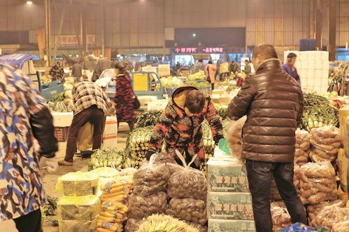 环城北路年味浓 农副产品市场里的烟火人情